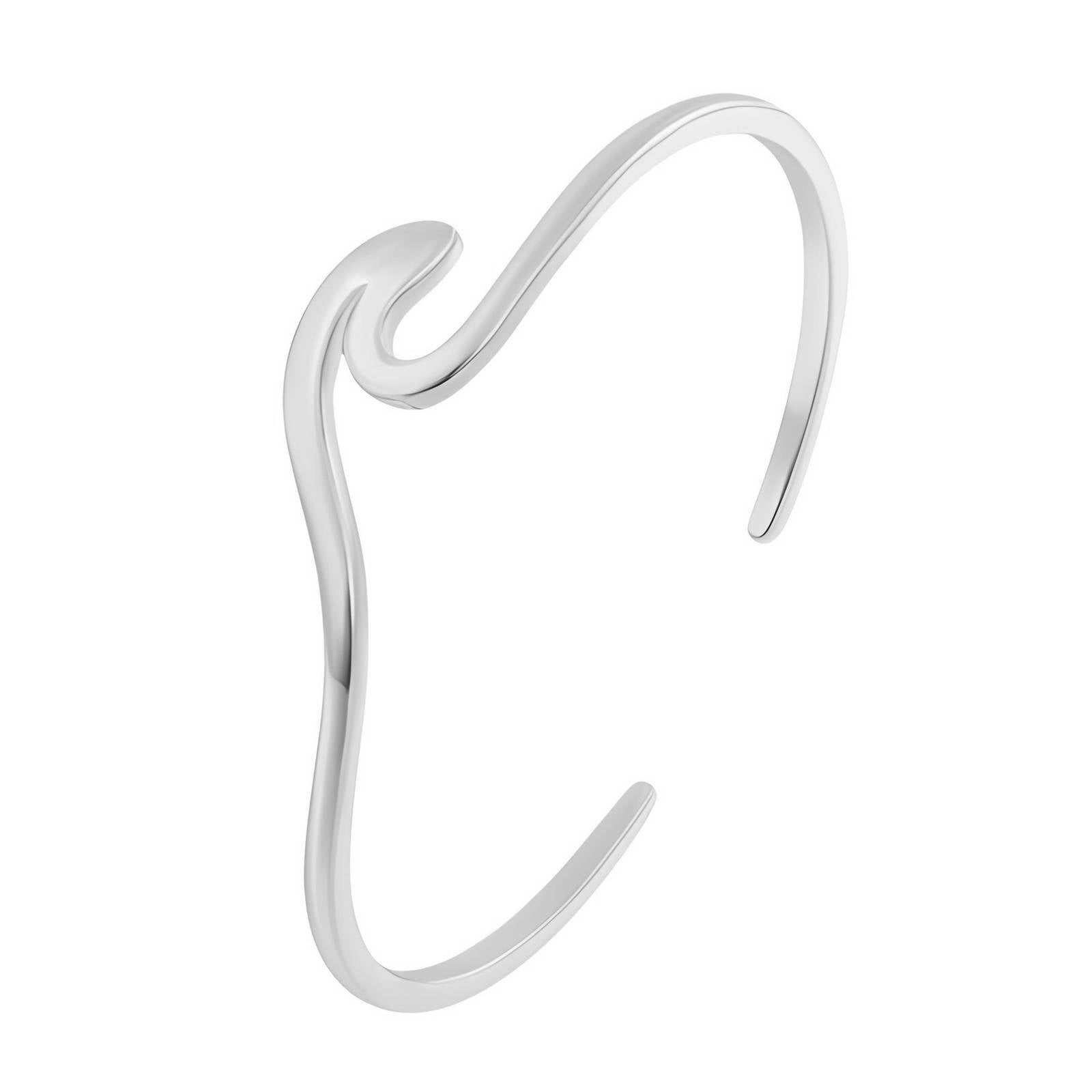 Sølv Armbånd - Wave Cuff